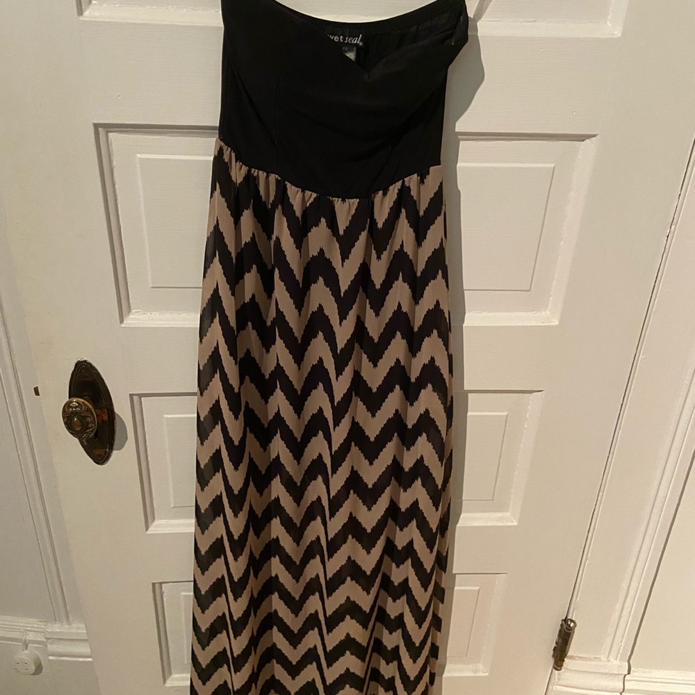 Strapless Maxi Dress